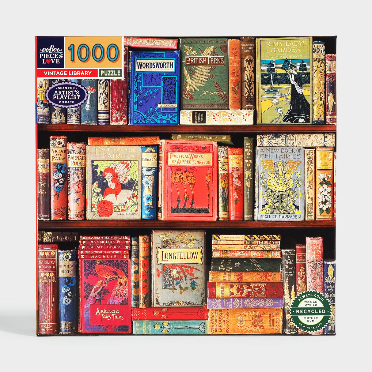 Vintage Library 1000 Piece Puzzle