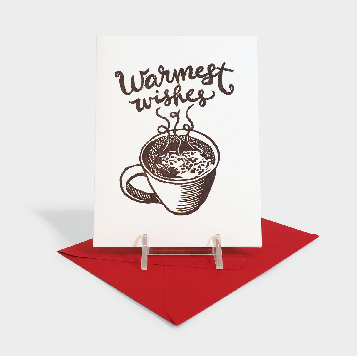 Warmest Wishes Mug Greeting Card