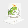 Greeting card with frog prince motif; card does not have text.