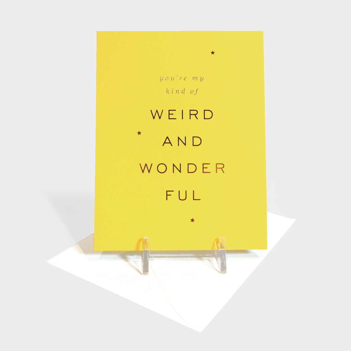 Weird and Wonderful Greeting Card