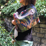 Wild Woodland Owl Lux Scarf