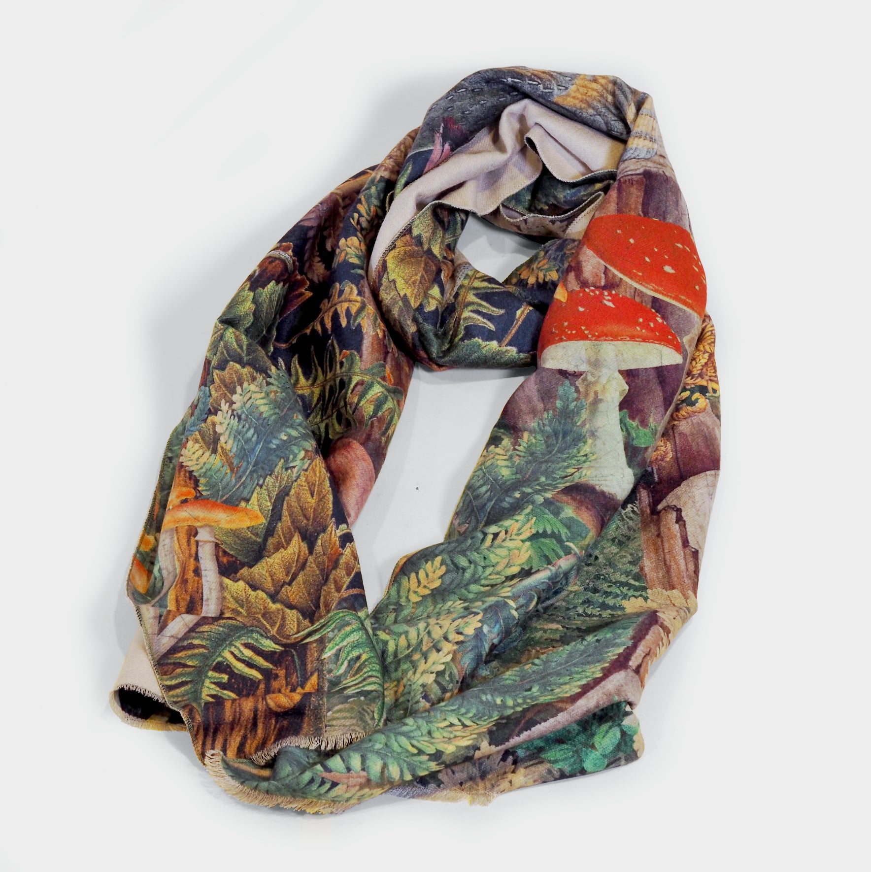 Wild Woodland Owl Lux Scarf – The Library Store