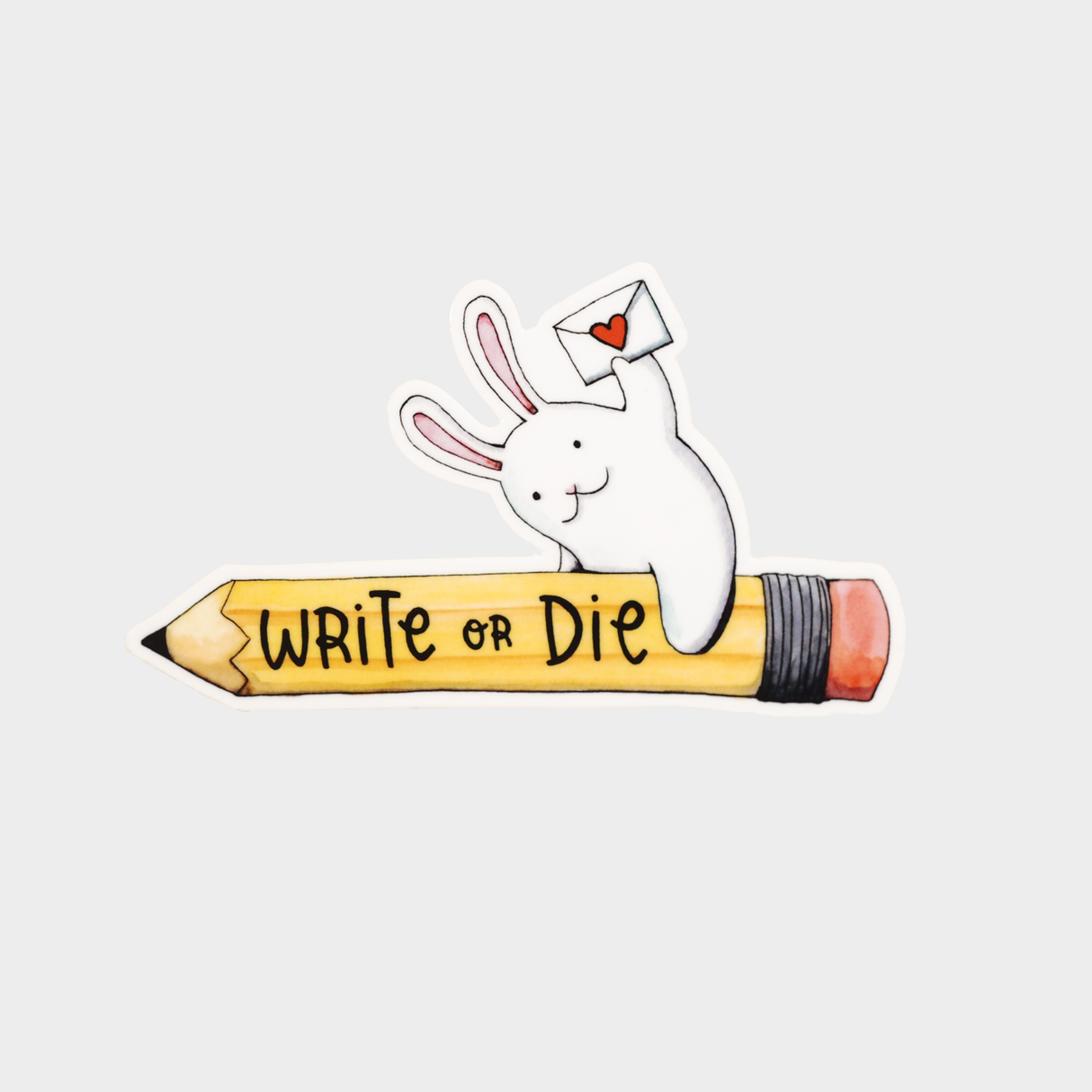 Write Or Die Sticker
