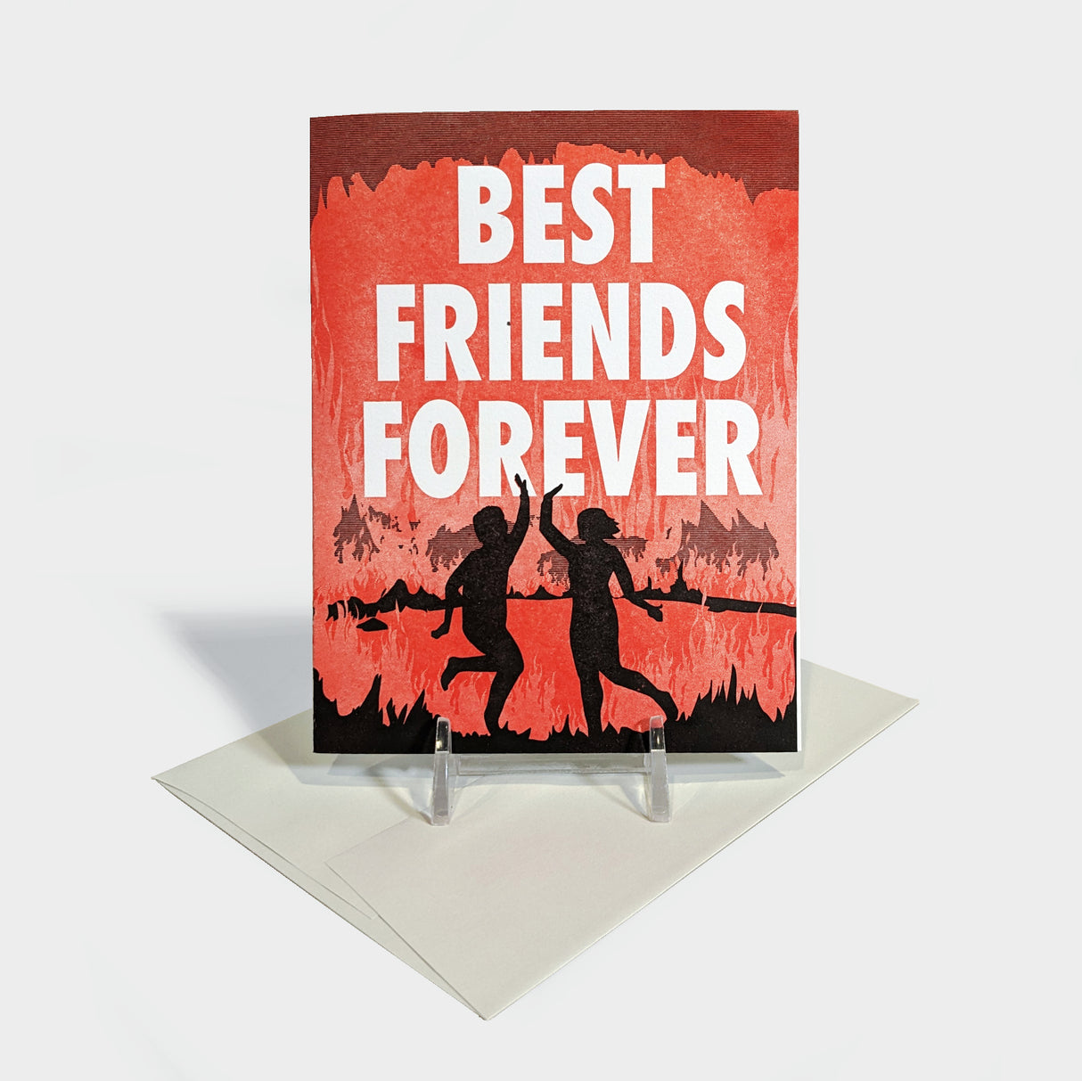 Best Friends Forever Hell Greeting Card