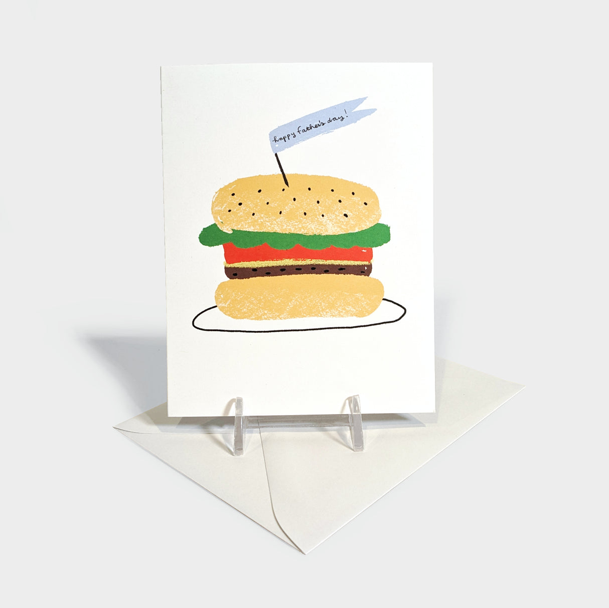 Burger For Dad Card