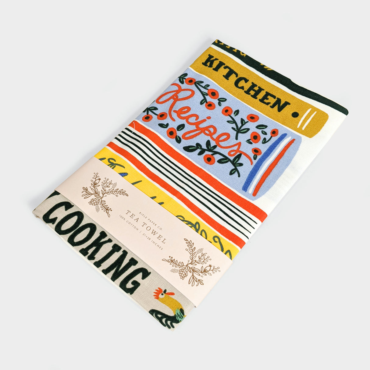 Cookbooks Tea Towel