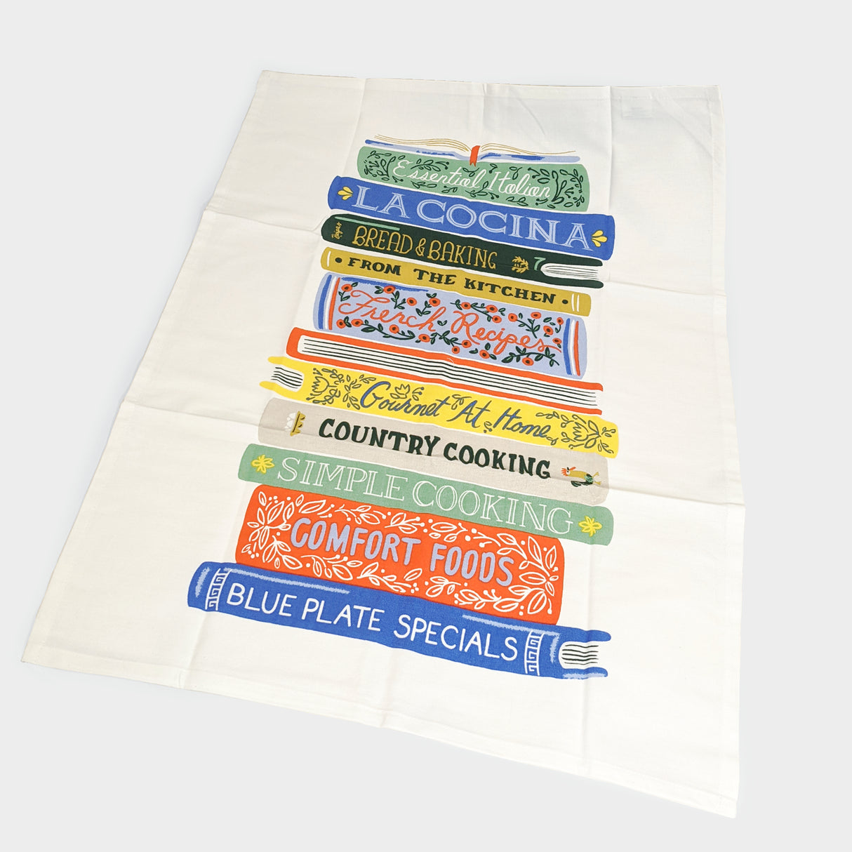 Cookbooks Tea Towel