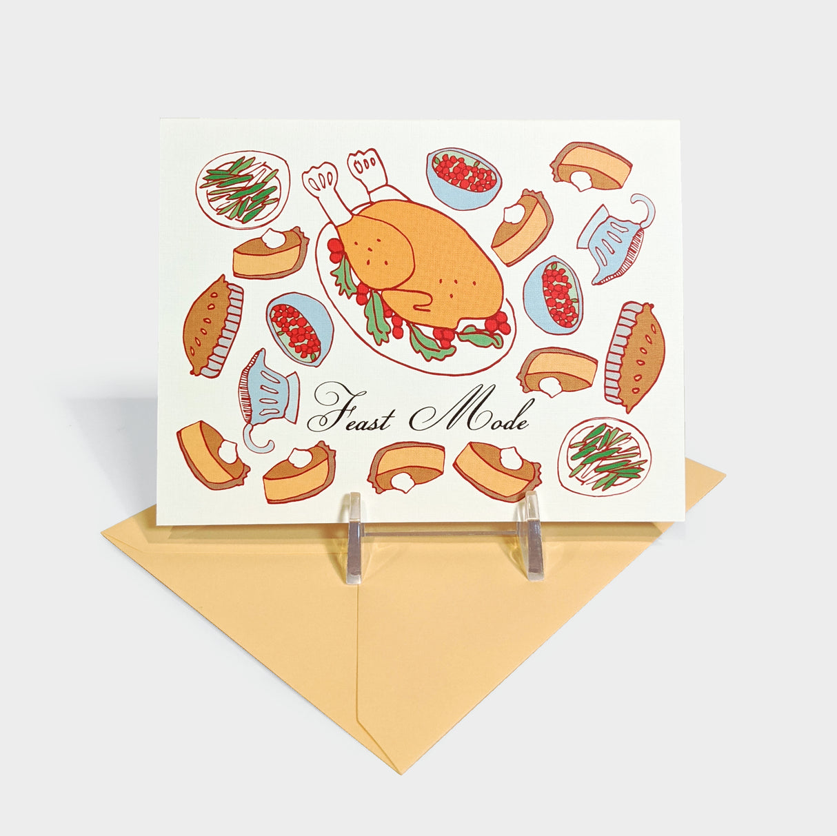 Feast Mode Greeting Card