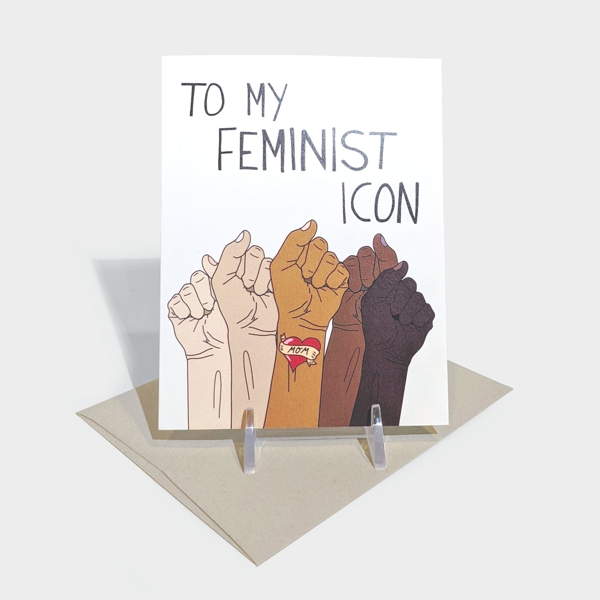 Feminist Icon Mom - Mother's Day Card