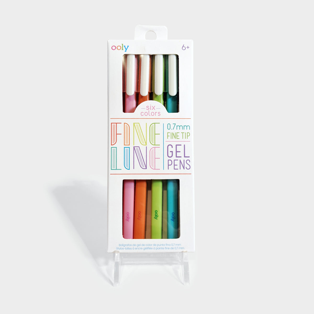 Fine Lines Gel Pens Set of 6 The Library Store