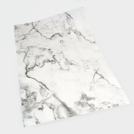 White Marble Gift Wrap Sheet