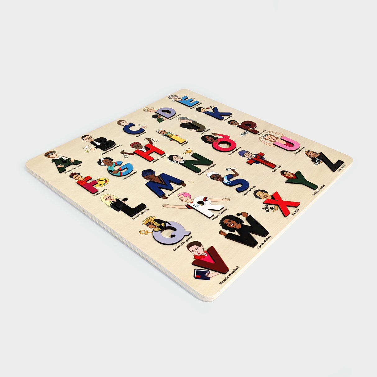 Lady Legends Wooden Alphabet Puzzle