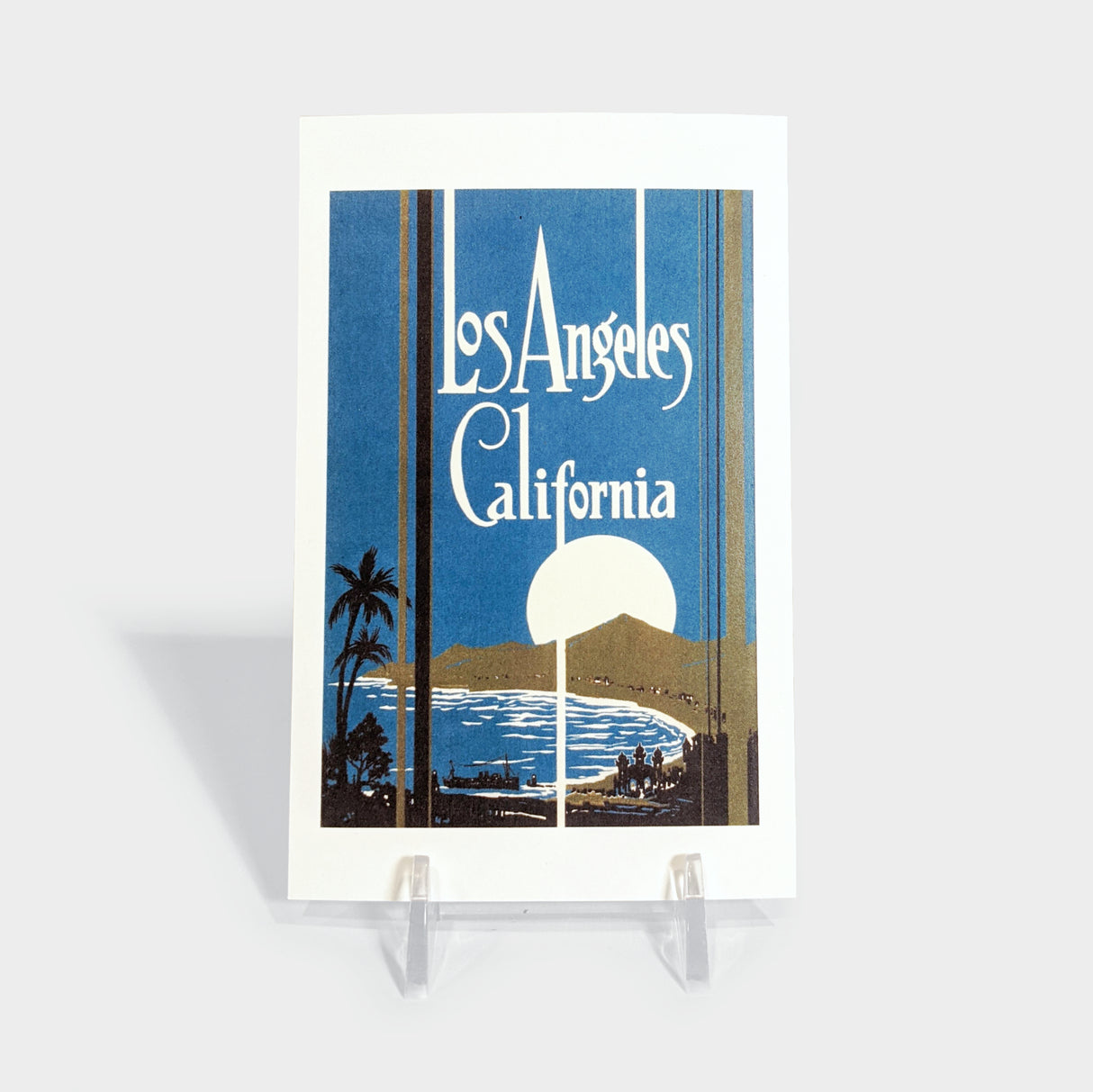 Los Angeles Blue Palms Post Card