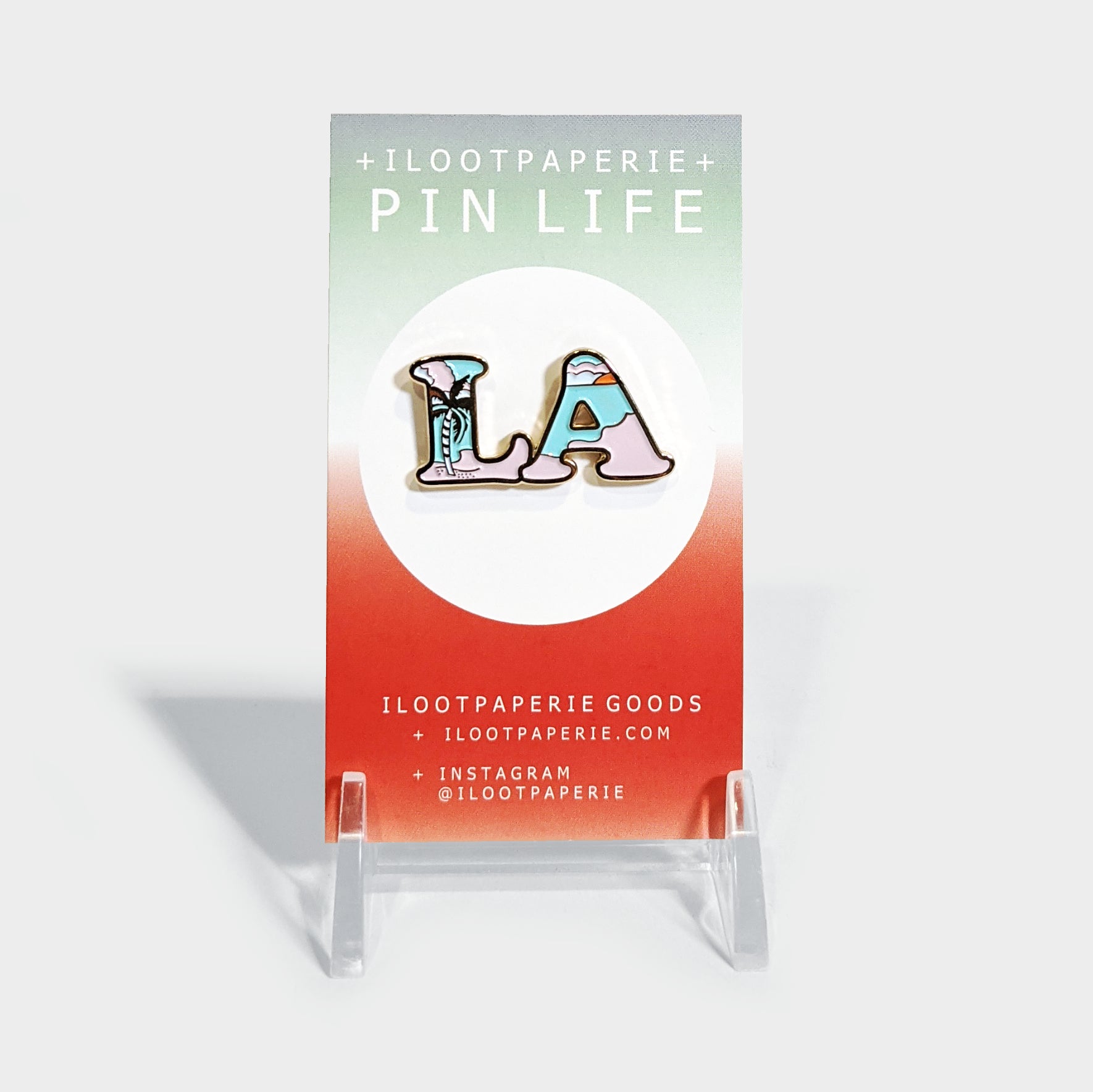 Soft Enamel Lapel Pin with Scarf Pin