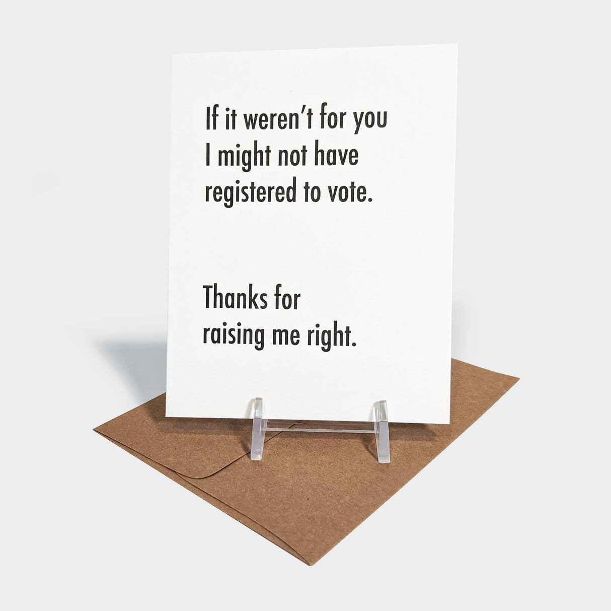 Register to Vote Card