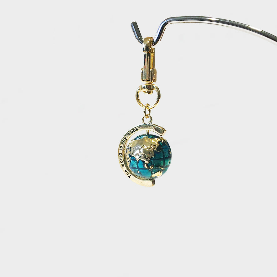 The World Is My Book Keyring